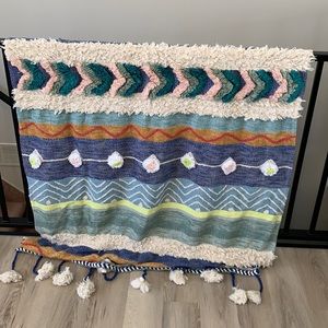 Anthropologie throw blanket